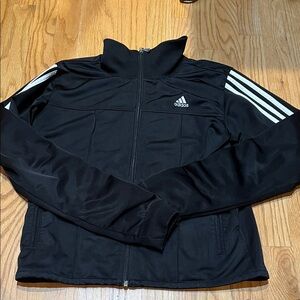 Adidas Black and White Track Jacket